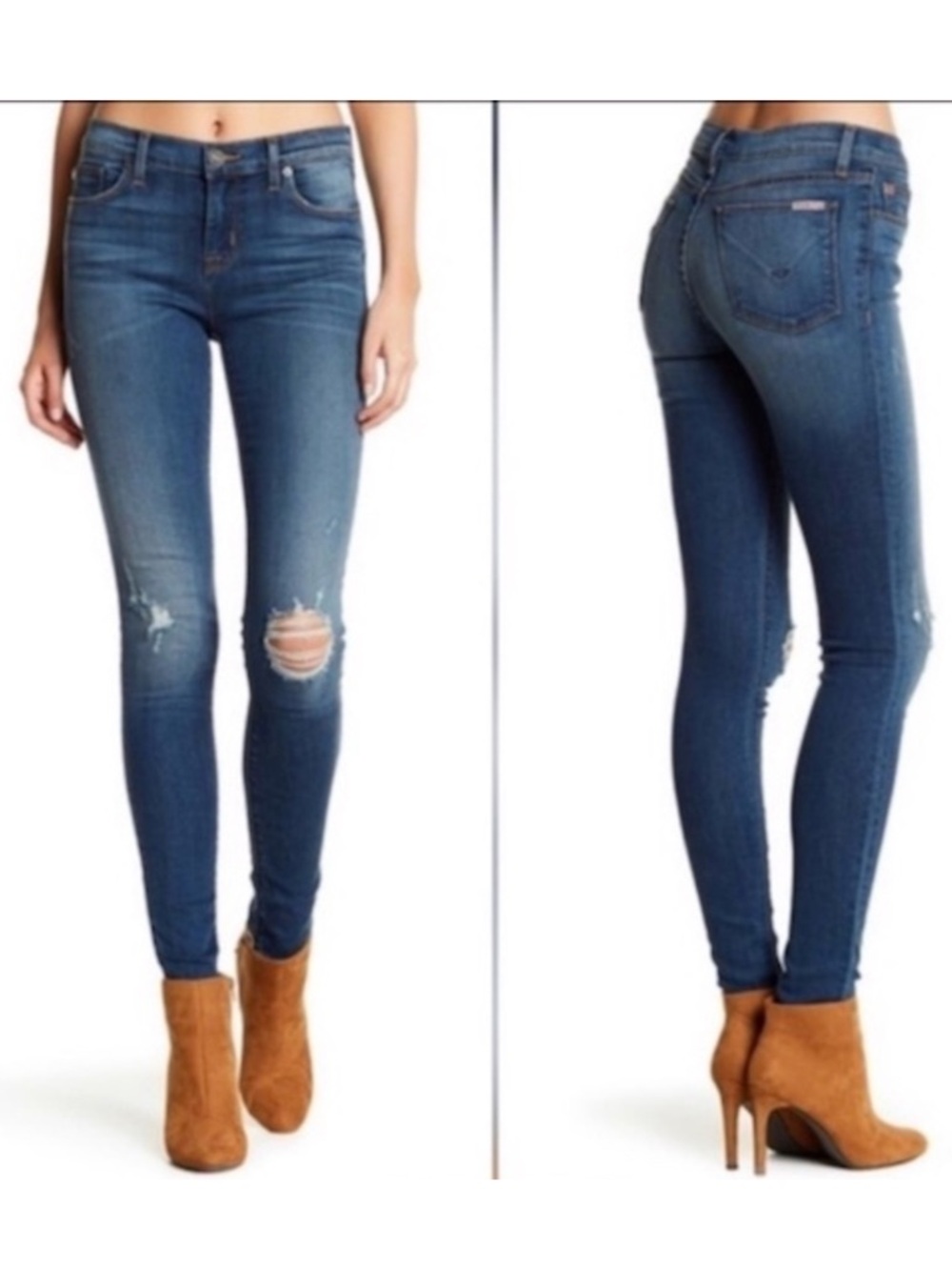 Hudson Nico Distressed Skinny Jean